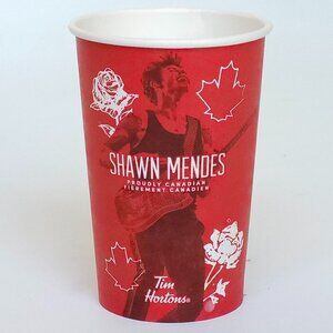 SHAWN MENDES RED TIM HORTONS PAPER COFFE CUP - Limited Edition Medium